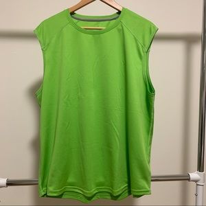 Men’s XL lime green muscle shirt